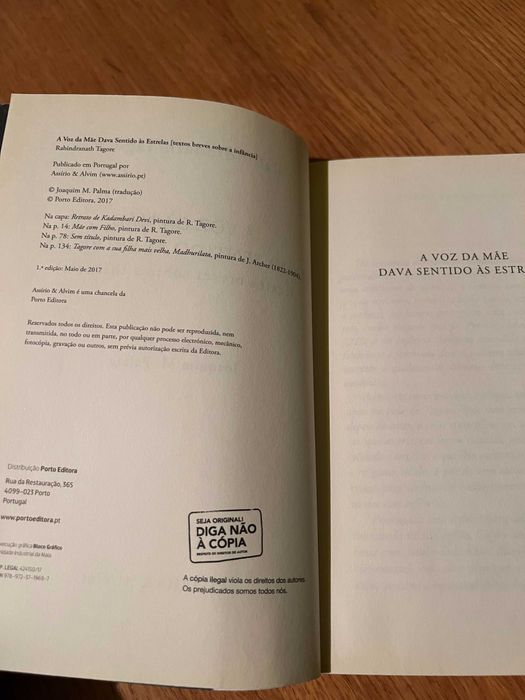 A Voz da Mãe Dava Sentido às Estrelas      RABINDRANATH TAGORE