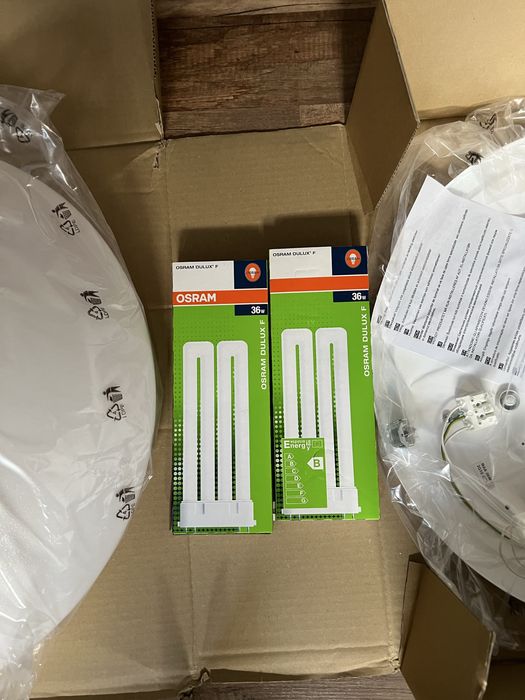 NOWA okrągła lampa sufitowa osram + świetlówki