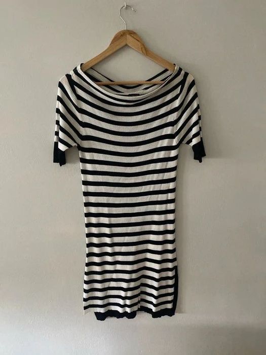 Tunika dzianinowa w paski Solar