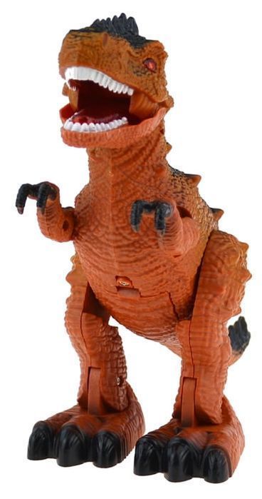 Dinozaur T-Rex Chodzący Chodzi Świeci + Jaja Zestaw  -Superzabaweczki-