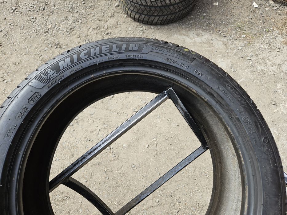 Шины БУ 205 45 R 17 Michelin primacy 4 комплект лето