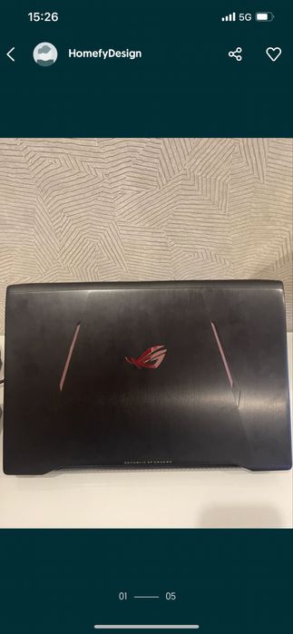 AMD rayzen 7 RX589 GL702ZC