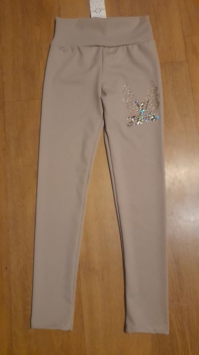 Nowe legginsy prążek roz L ale polecam na S/M