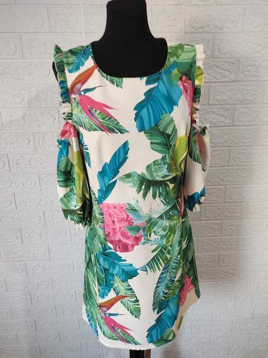 Sukienka rozmiar m koktajlowa wizytowa wesele świetna