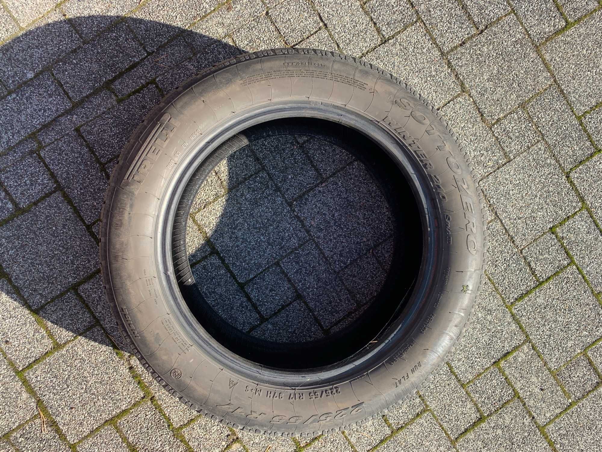 Opony PIRELLI zimowe 225/55 R17 97H M+S RUN-FLAT Kielno • OLX.pl