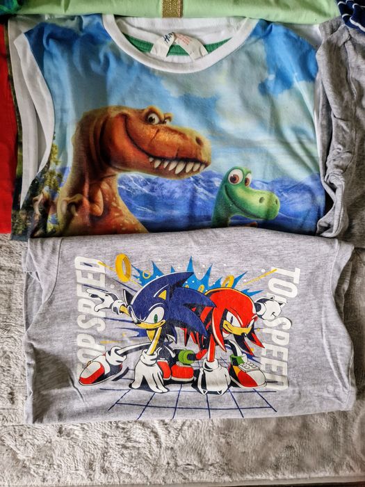 Duza paka t-shirtow 128, 13 sztuk h&m mayoral  I inne