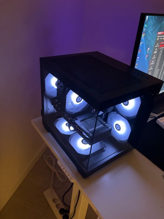 Komputer do gier “akwarium” I5 14500T, 32GB RAM, 1TB SSD, RTX 4060 8GB