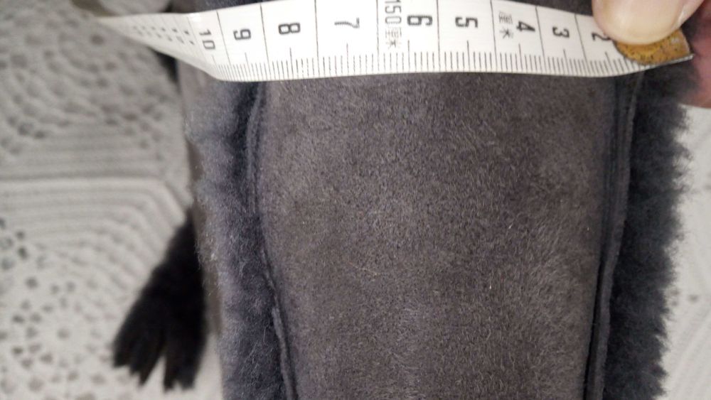 mala cinzento-escuro em camurça