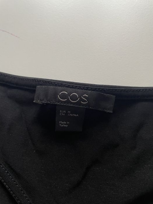 Sukienka COS r.38 (M) czarna wiskoza stan idealny