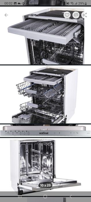 Вбудована посудомийна машина Vestfrost BDW60153