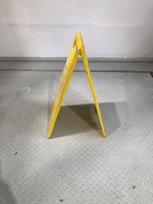 Sinal amovível de 2 faces, Limpeza ou manutenção em curso