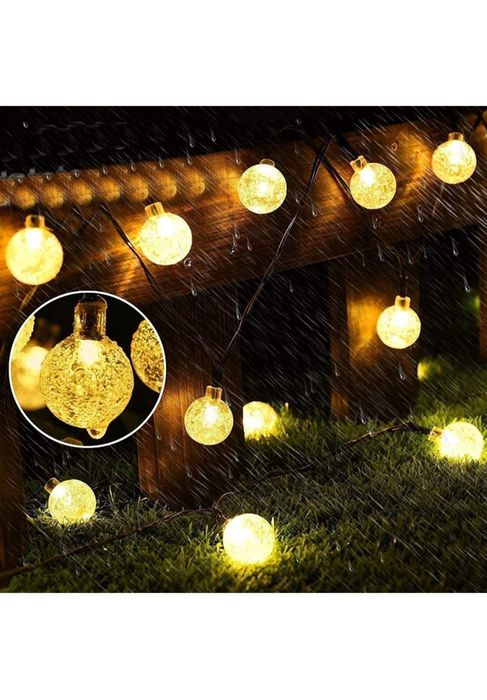 Lampki ogrodowe solar kulki 50led/7m