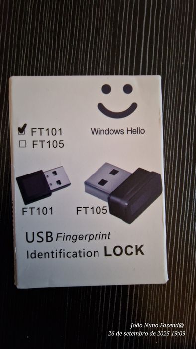 Módulo segurança biométrica