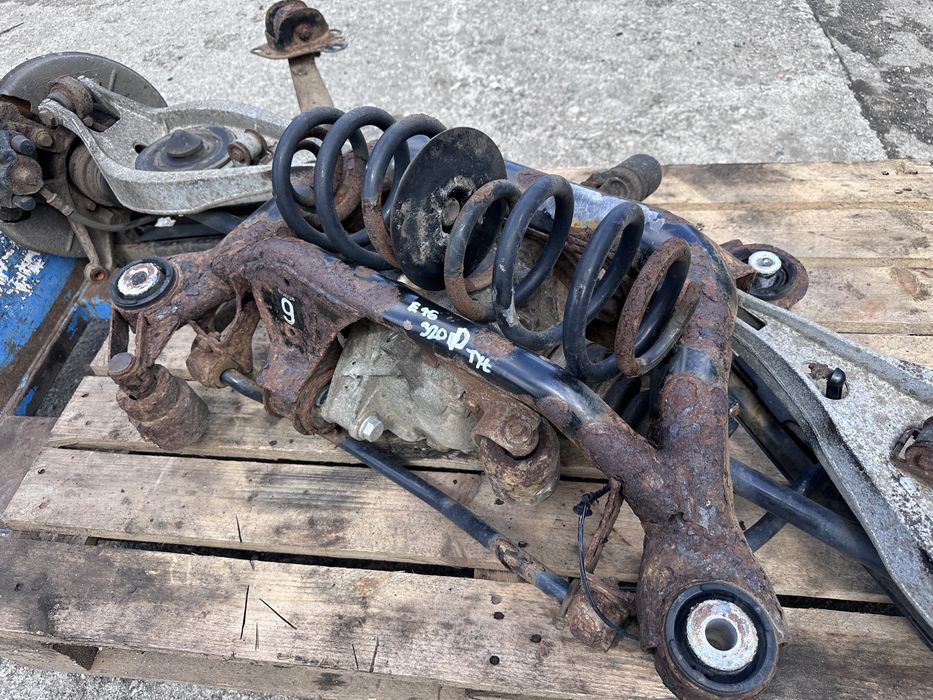 Bmw 3 E46 zawieszenie tylne tył most amortyzaror hamulce 320D 2.0 D