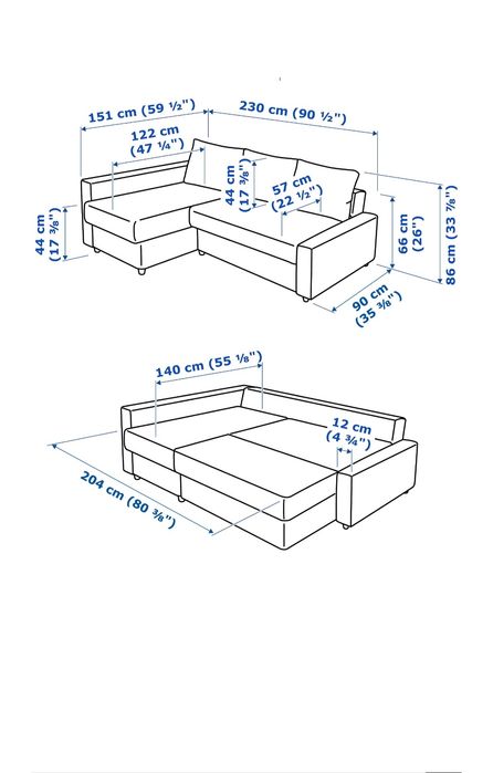 Sofá cama em óptimo estado