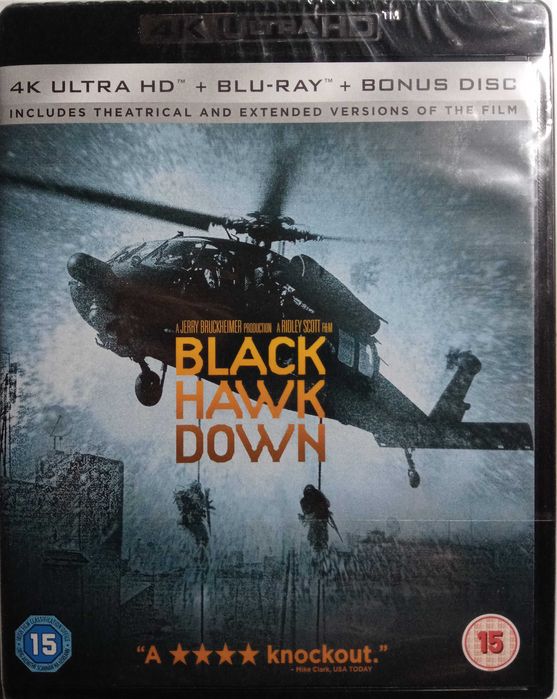 Helikopter w ogniu - Black Hawk Down [ 4K + 2xBlu-Ray ] pl lektor, nowy w folii