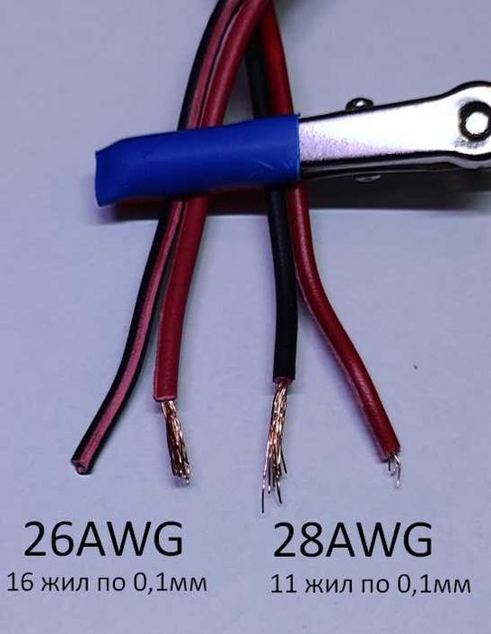 Провід AWG 22-24 силіконовий UL3239 / 26 термостій UL1332 -60 +200