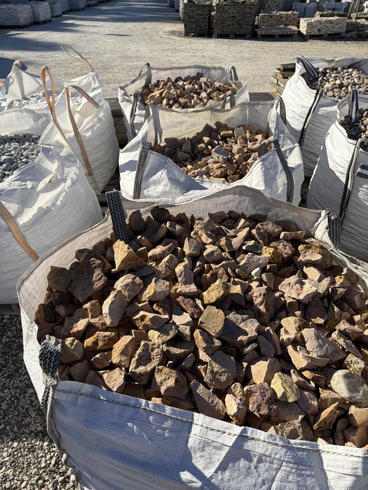 Brita preta decorativa jardim big bag