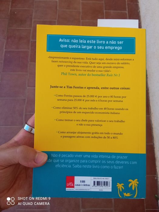 4 Horas Por Semana: Trabalhar Menos, Produzir Mais