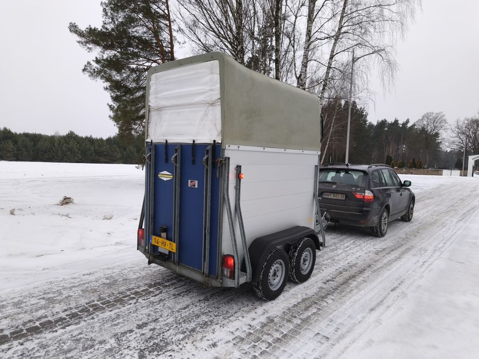 Przyczep konna na 1.5 konia BOECKMAAN 1300dmc 2003r ALUMINIOWA !!!