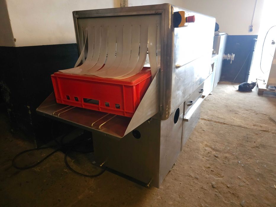 Myjnia,myjka tunelowa do pojemników E2, elektryczna 230 cm NIERDZEWNA