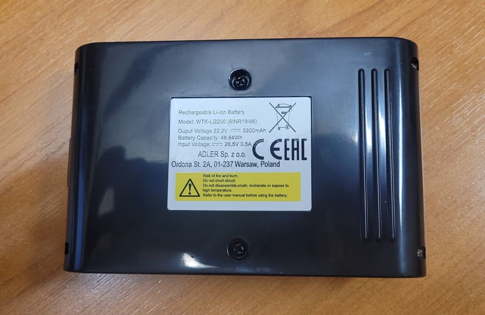 Nowy akumulator do odkurzacza Adler AD 7044-2