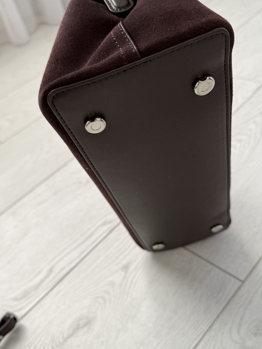 сумка жіноча Нова натуральна замш