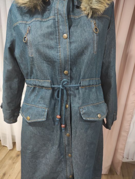 Płaszcz ocieplany damski