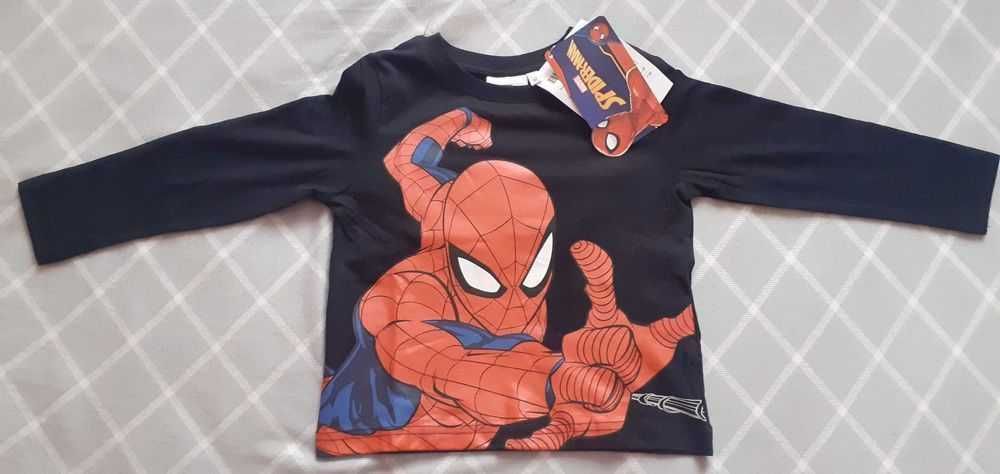 Bluzka Spiderman z metką r.98