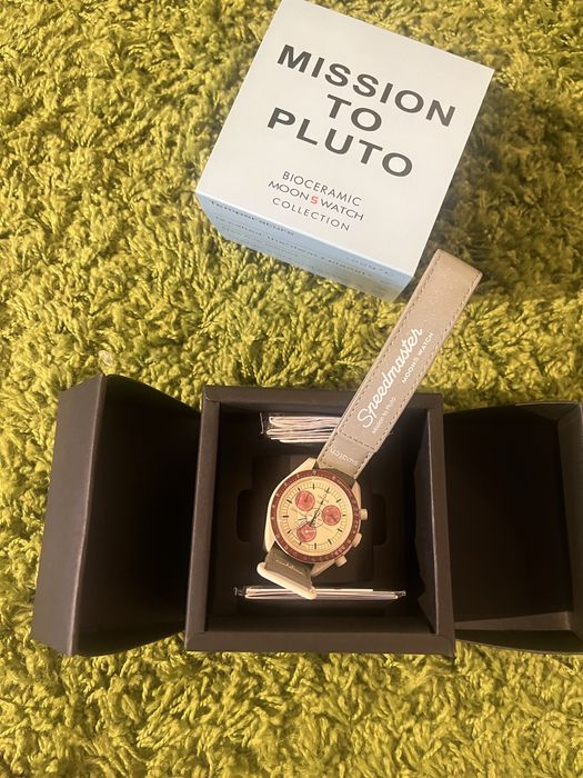 Relógio Swatch x omega mission to pluto