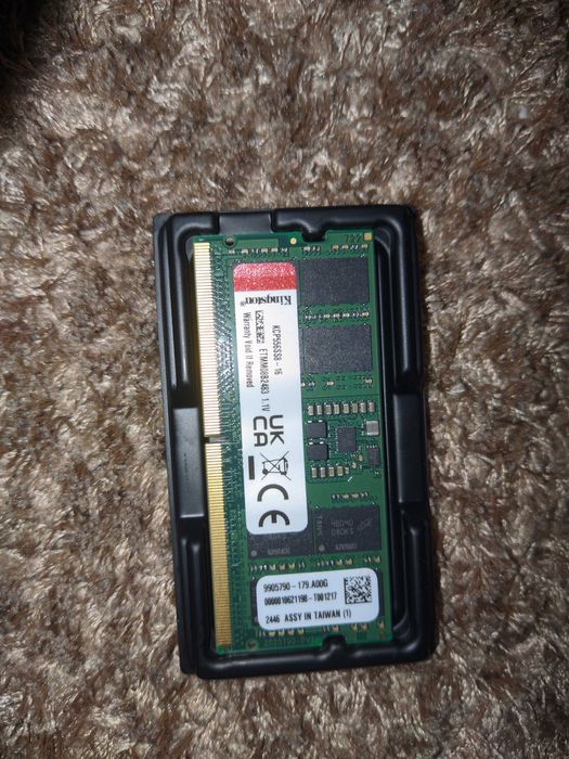 Memória RAM Kingston SODIMM DDR5 16GB CL46 5600Mhz 1Rx8 - KCP556SS8-16
