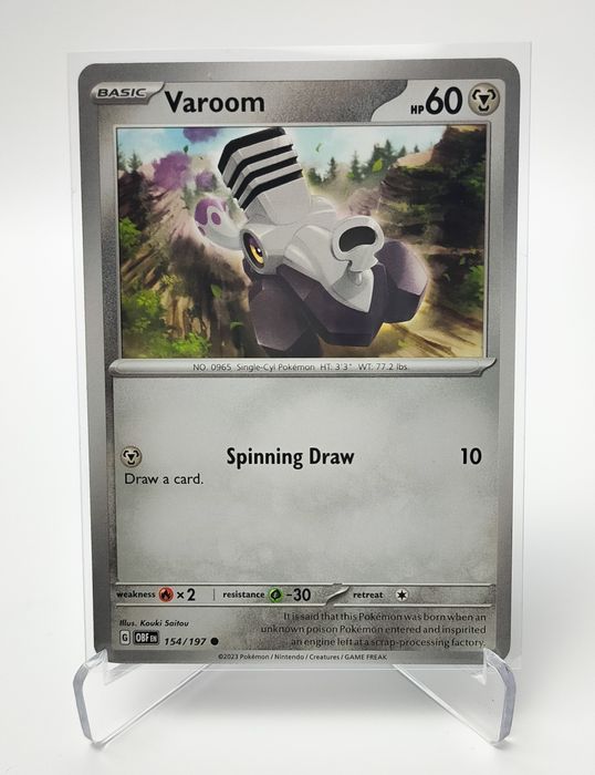 Varoom 154/197 karta pokemon Obsidian Flames