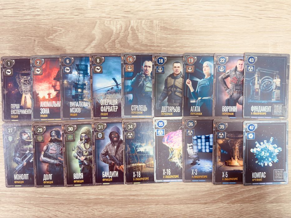 Картки stalker 2 атб