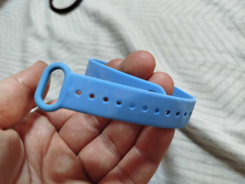 Ремінець силіконовий для xiaomi mi band 3 світло-голубий