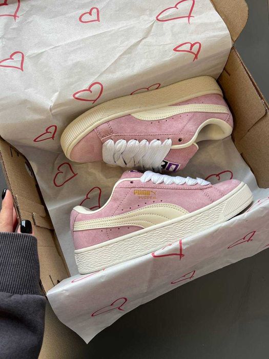 !SALE! Puma Suede XL Pink/White 36 37 38 39 40 41 пума суеде хл