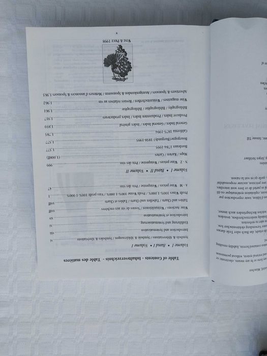 2 Volumes do Livro Wine & Price 1996