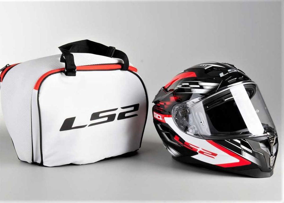 Capacete NOVO LS2 FF327 Challenger GP Carbono/Kevlar.EXTRAS.Tam XS