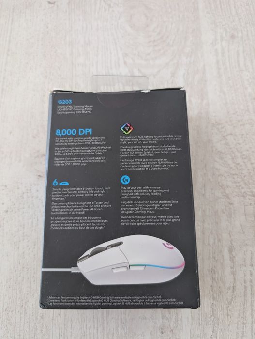 Logitech G203 biała