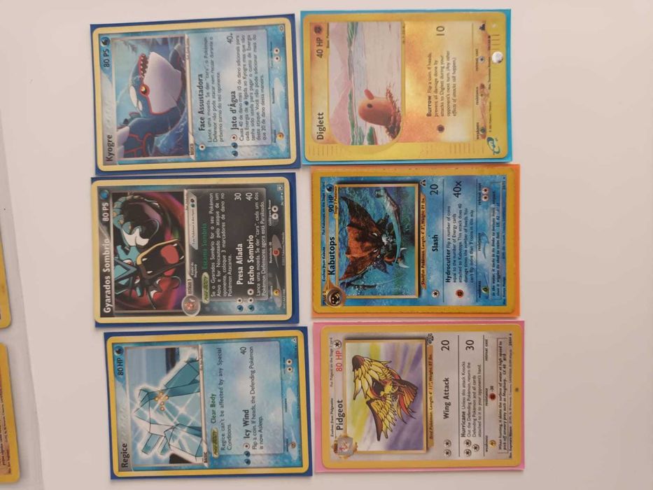 Cartas Pokemon Primeiras Gerações