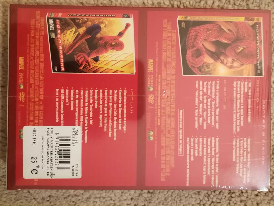 Spider-Man DVD Pack, Sealed63825552795779121