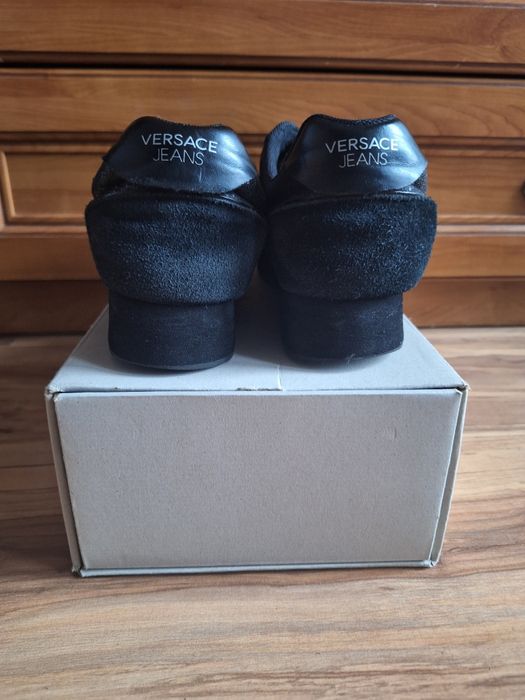 Buty sportowe Skóra brokatowe Versace Jeans