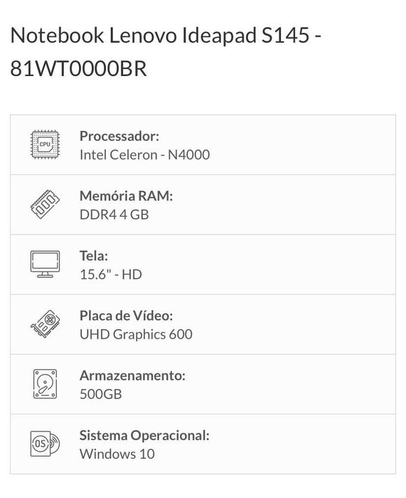 Computador Lenovo