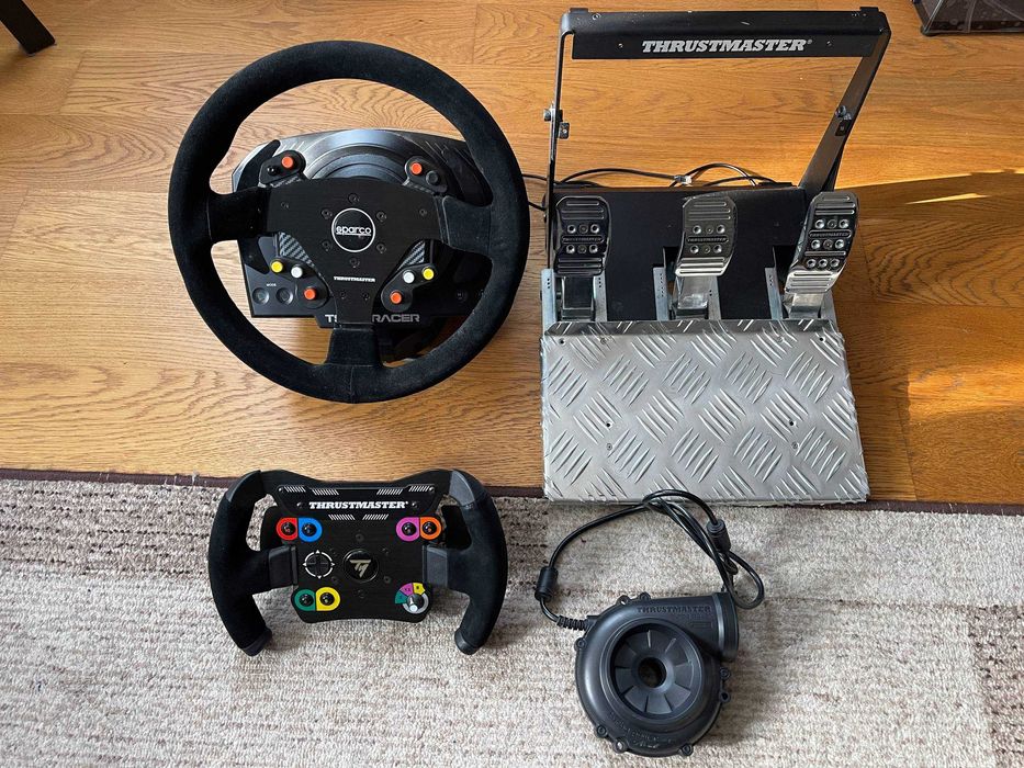 Руль Thrustmaster TS-PC Racer + Педалі T3PA Pro + Кермо Sparco R383 Sim Racing Сетап