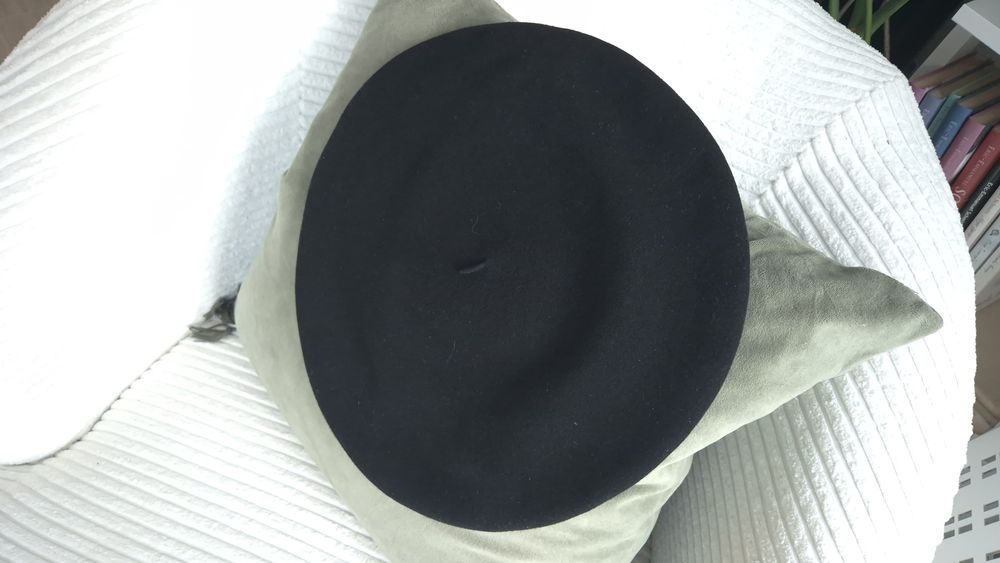 Beret baskijski r. 58 wełna