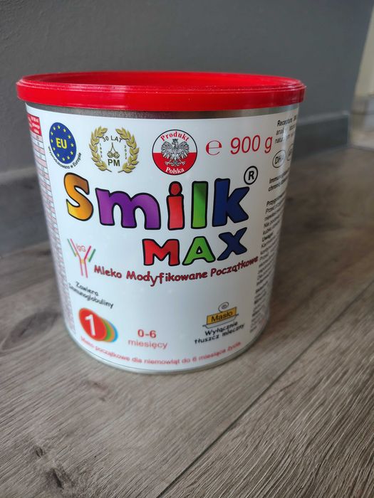 Mleko modyfikowane dla dzieci Smilk Max 1 900 g - możliwa darmowa wysyłka InPost.