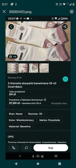 Damskie majtki figi, męskie skarpetki mix