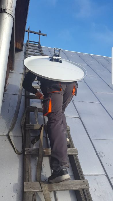 Montaż anten telewizji satelitarnej/DVB-T , internet LTE/ satelitarny