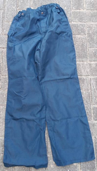 Impermeável azul