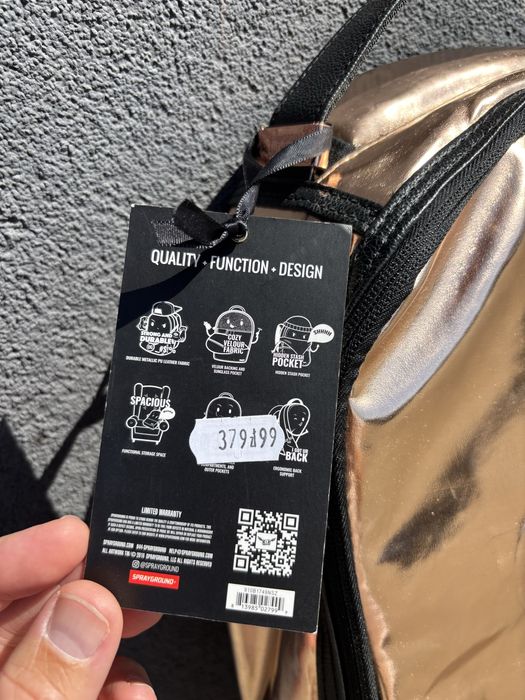 Plecak sprayground fine gold wawa bemowo