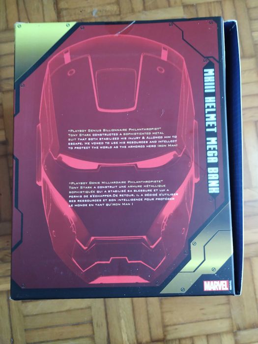 Mealheiro Semic Studio Capacete Marvel Iron Man Figura 25cm